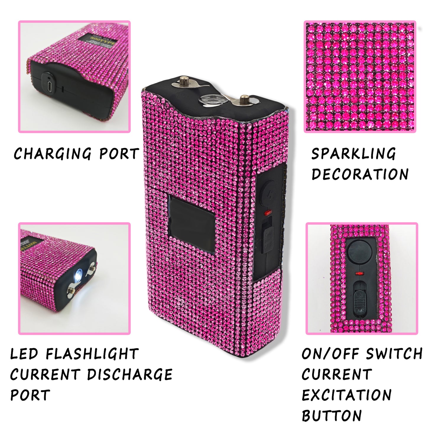 BATUMEYE Gift Set for Woman with Bottle Opener, Card Holder, Wristlet Strap, Whistle, Travel Bottle Holder(Bag Pink)