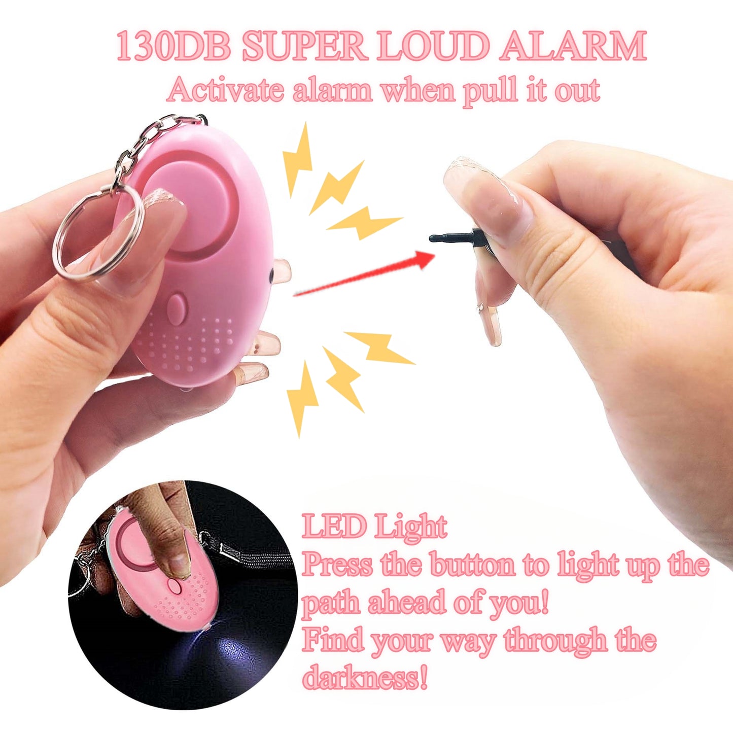 BATUMEYE Gift Keychain Set for Women Including Wrist Strap, Heart Accessory, Petal Decor and Pom Pom Pink