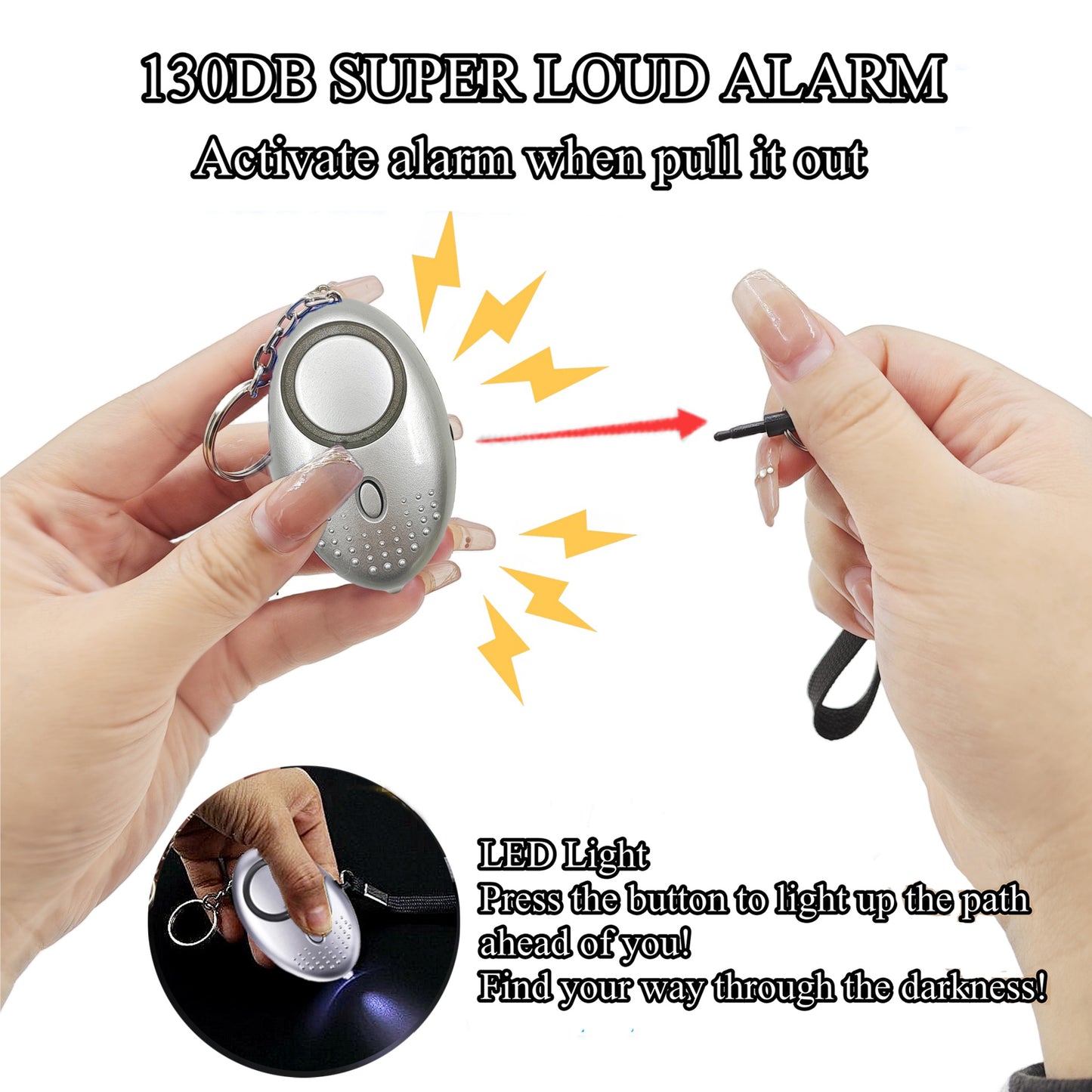 BATUMEYE Gift Keychain Set for Women Including Wrist Strap, Heart Accessory, Petal Decor and Pom Pom Grey